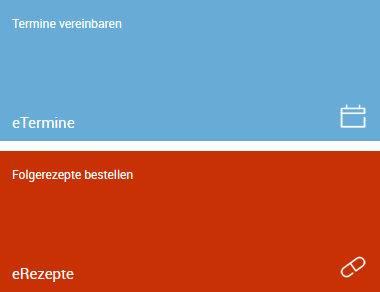 Termin oder Rezept anfordern